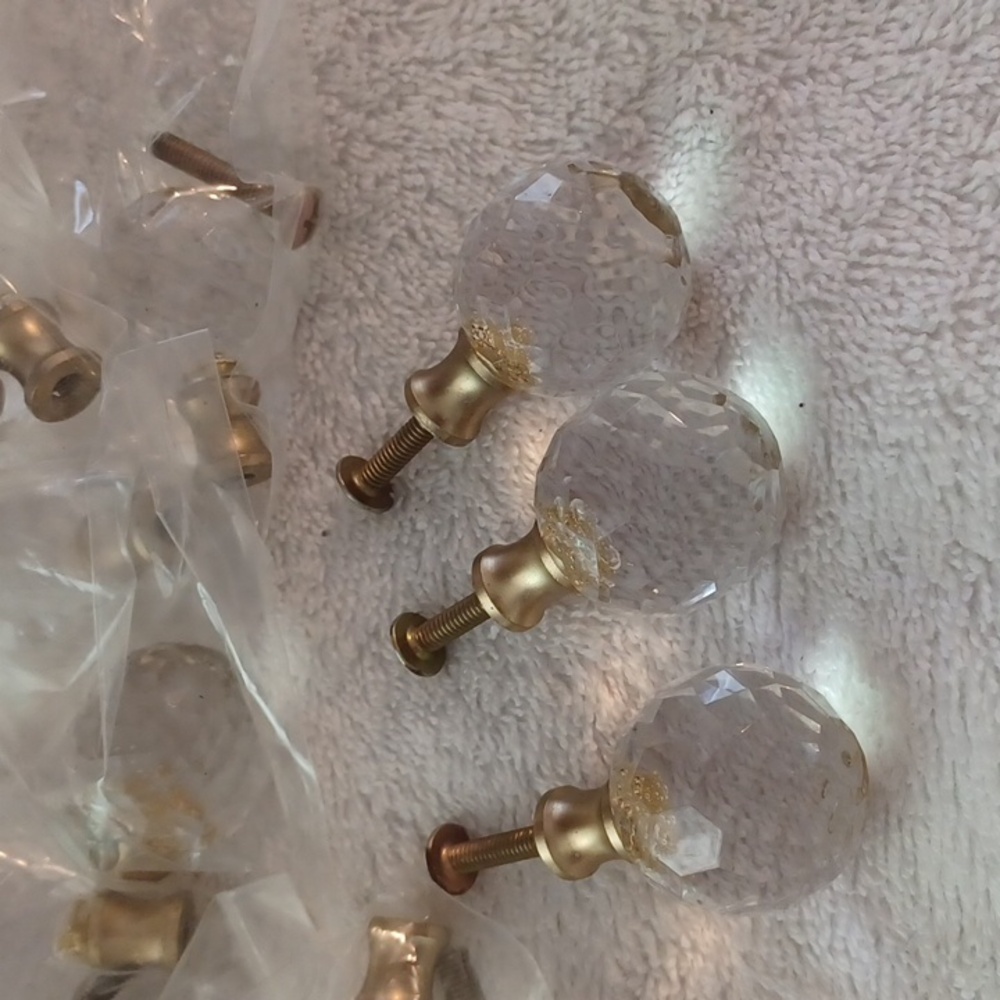 Door Pull door knobs crystal look knobs replacement knobs set of 11